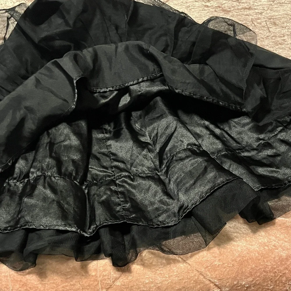 The Children's Place Black Polka Dot Skirt